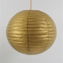 Ricepaper lamp shade 40 cm. Gold